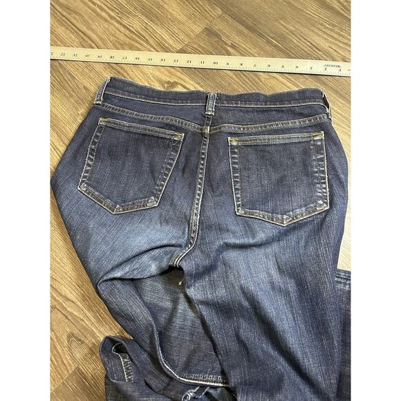 J Crew Jeans Womens 30x27 Blue Matchstick Skinny Mid Rise Dark Wash (Custom) - Picture 7 of 7
